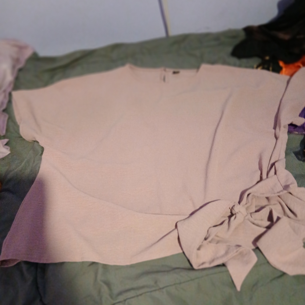 Elegant Women's Top in Soft Pink